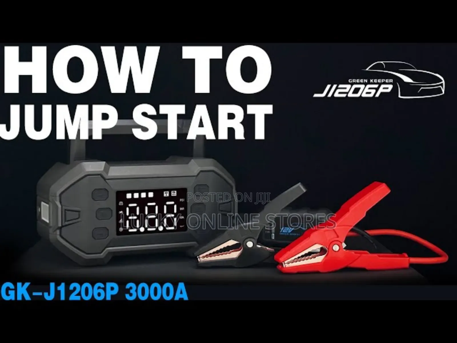 Green Keeper Gk Portable Jumpstart With 3000a Peak Current