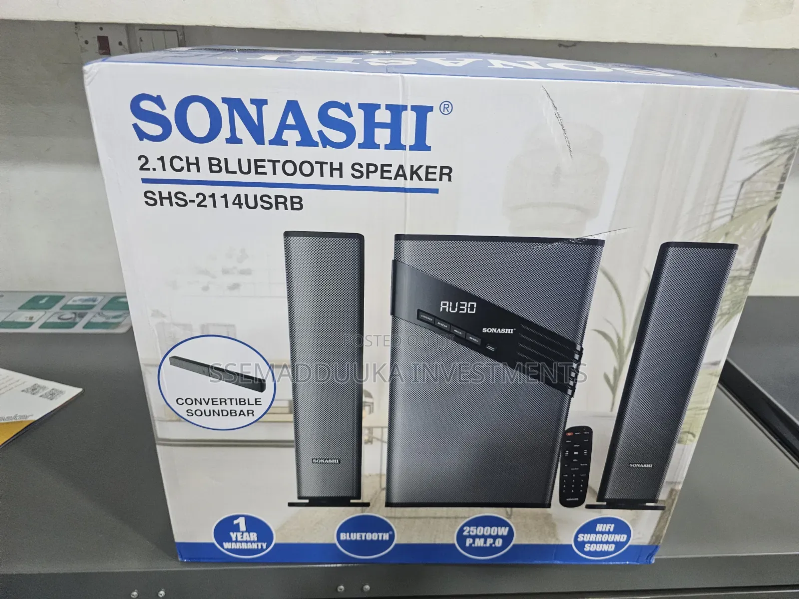 Sonashi SHS-2114srb 2.1 Sound Bar
