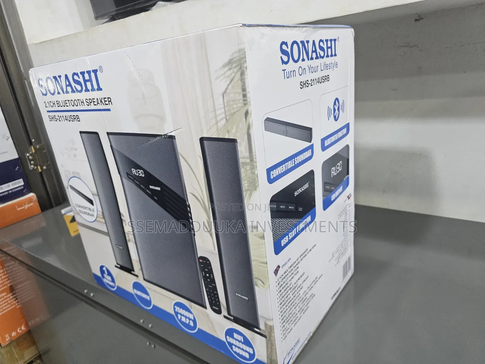 Sonashi SHS-2114srb 2.1 Sound Bar