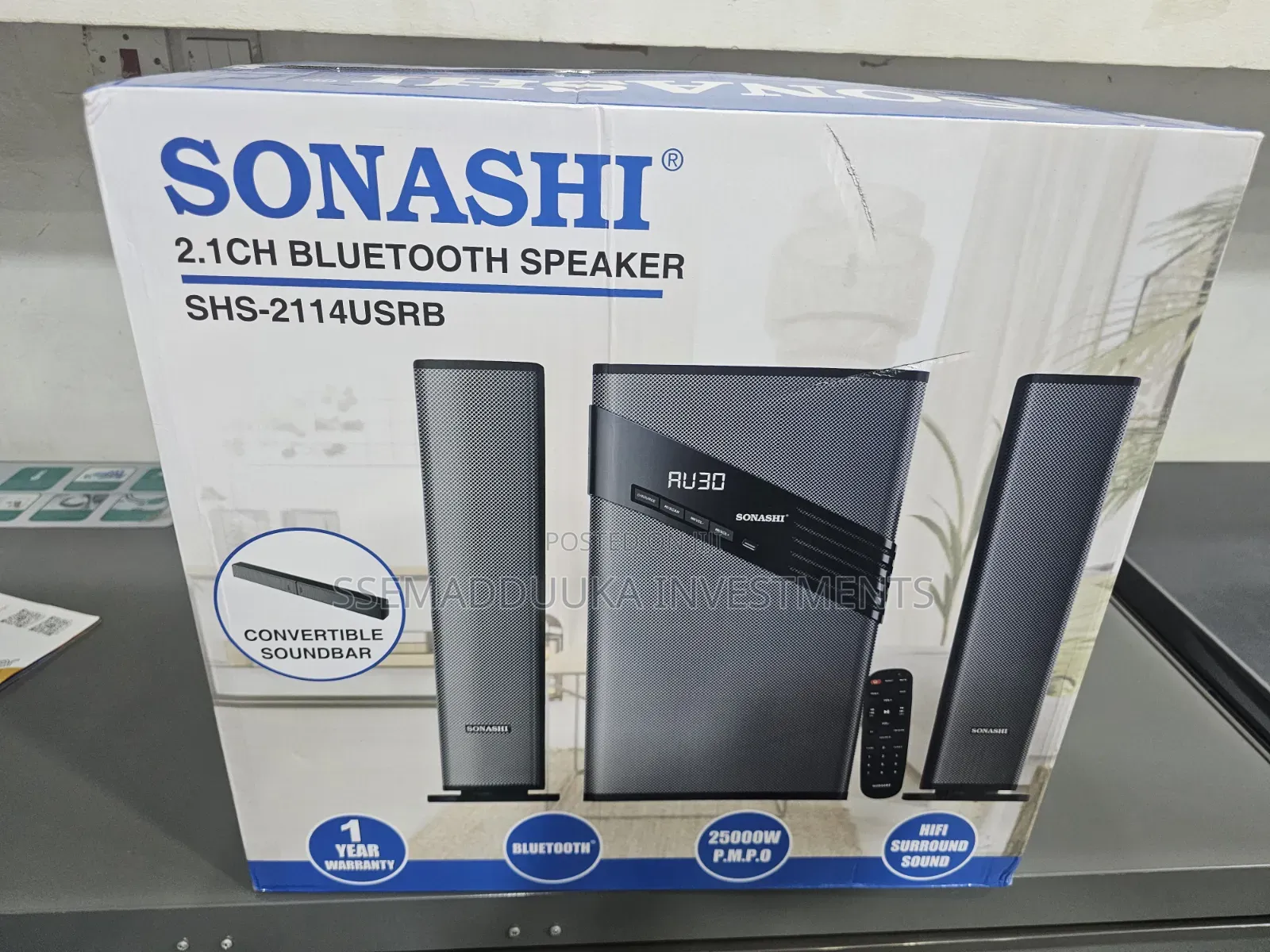 Sonashi SHS-2114srb 2.1 Sound Bar