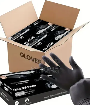 Black Nitrile Gloves