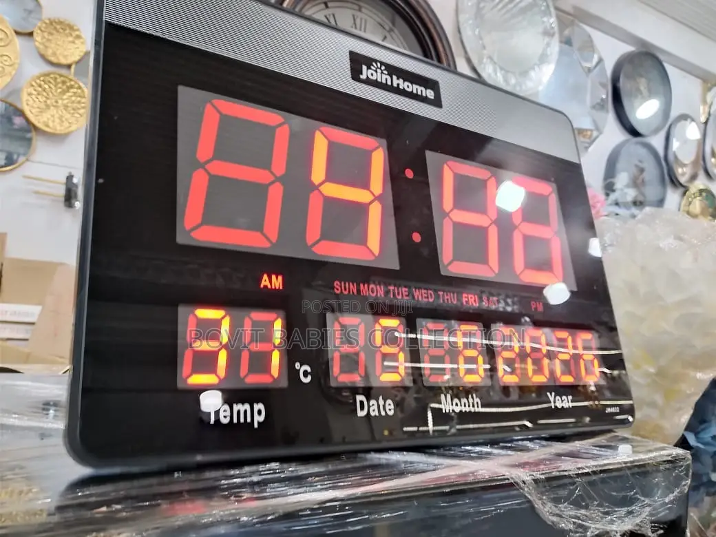 Large Digital Wall Led Clock