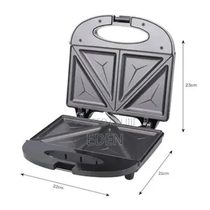 2 Slice Sandwich Maker Non Stick Surface Bread Toaster Baker