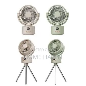 Versatile Portable Tripod Fan With Digital Display