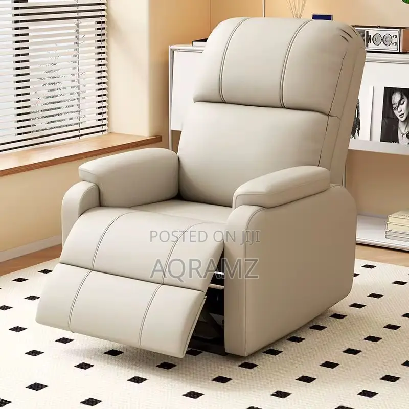 Manual Recliner Leather Sofa Chair (Single Seater)