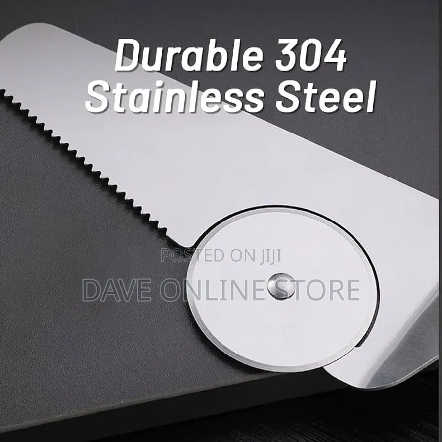 Pizza Wheel Cutter Super Sharp 2 in 1 Single Wheel