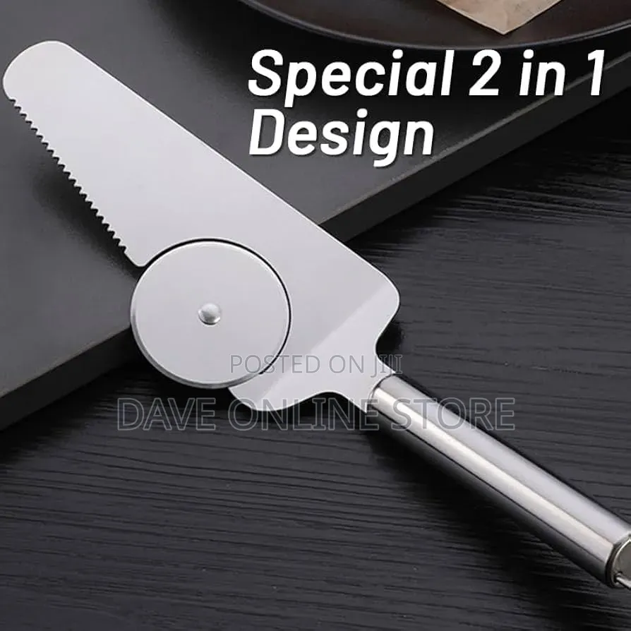 Pizza Wheel Cutter Super Sharp 2 in 1 Single Wheel