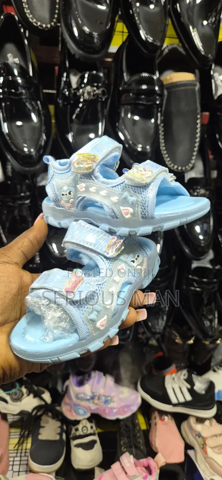 White And Pink Sanrio Character Themed Children's Sandals