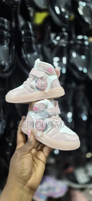 Unisex Toddler High-top Light-up Led Sneakers