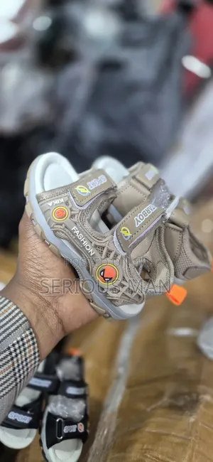 Beige Toddler/Kids Open Sport Sandals D
