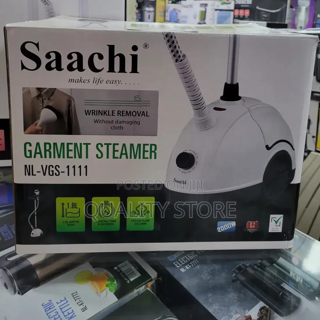 Saachi Electric Germent Steamer Nl-VGS-1111