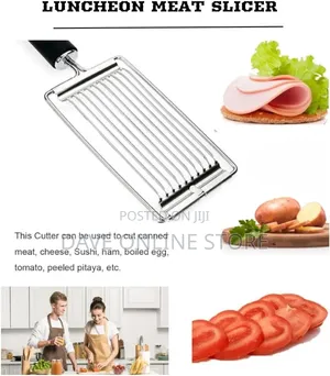 Luncheon Meat Cutter Stainless Steel Ham Fruit Tomato Slicer