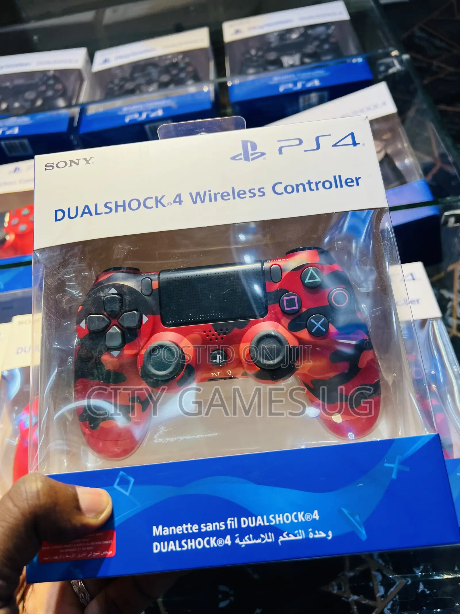 Sony Dualshock 4 Wireless Controller Red Camo for Playstation 4 Ps4 :-
