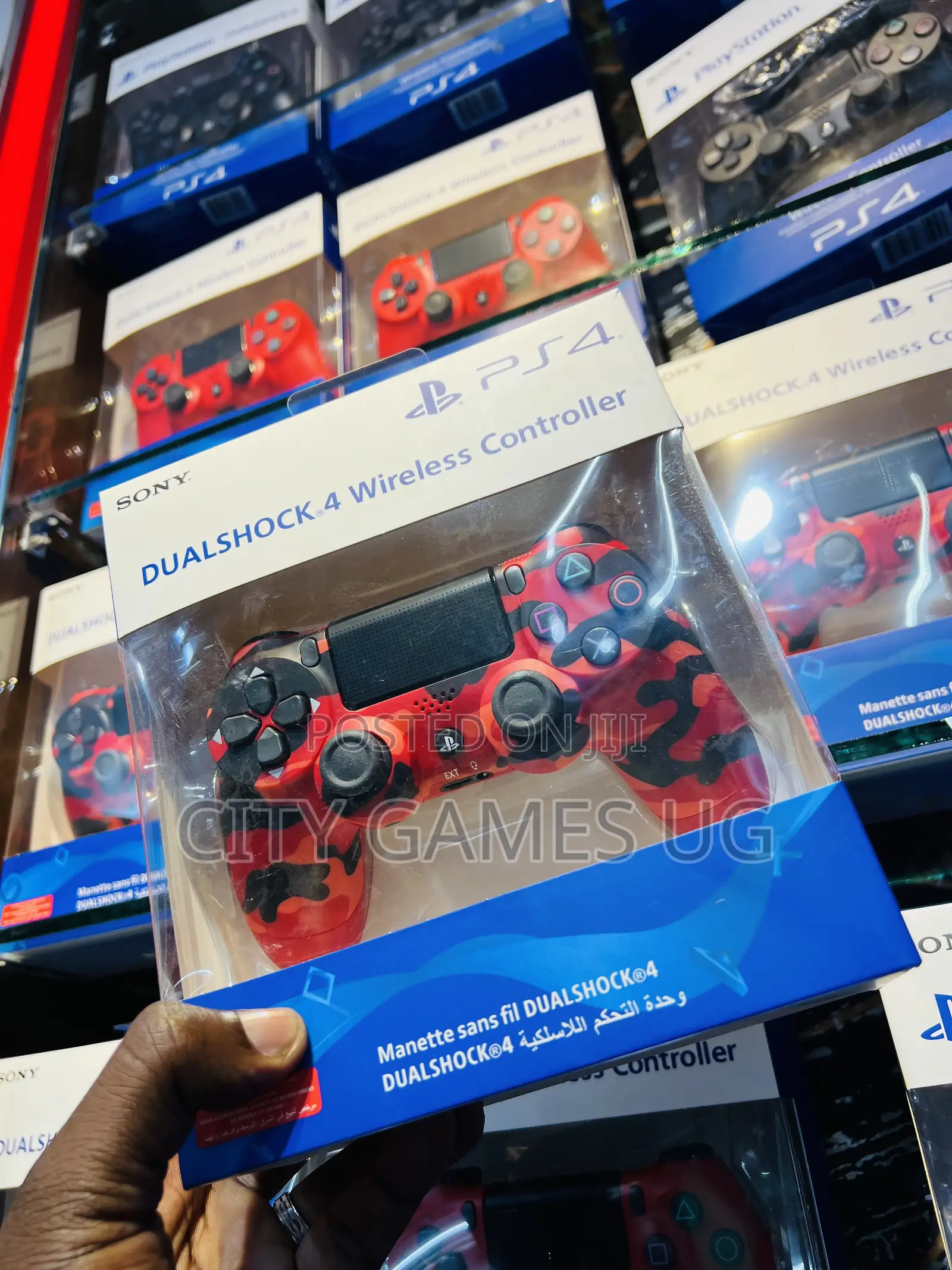 Sony Dualshock 4 Wireless Controller Red Camo for Playstation 4 Ps4 :-