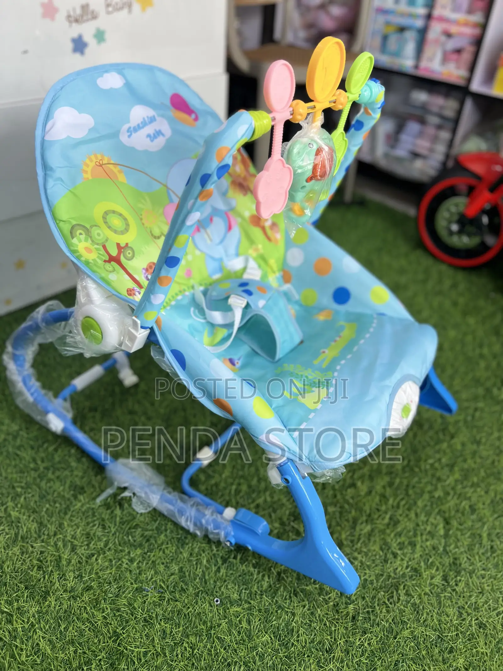 Baby Rocker Soft Infant to Toddler – Emerald Motion Comfort Haven
