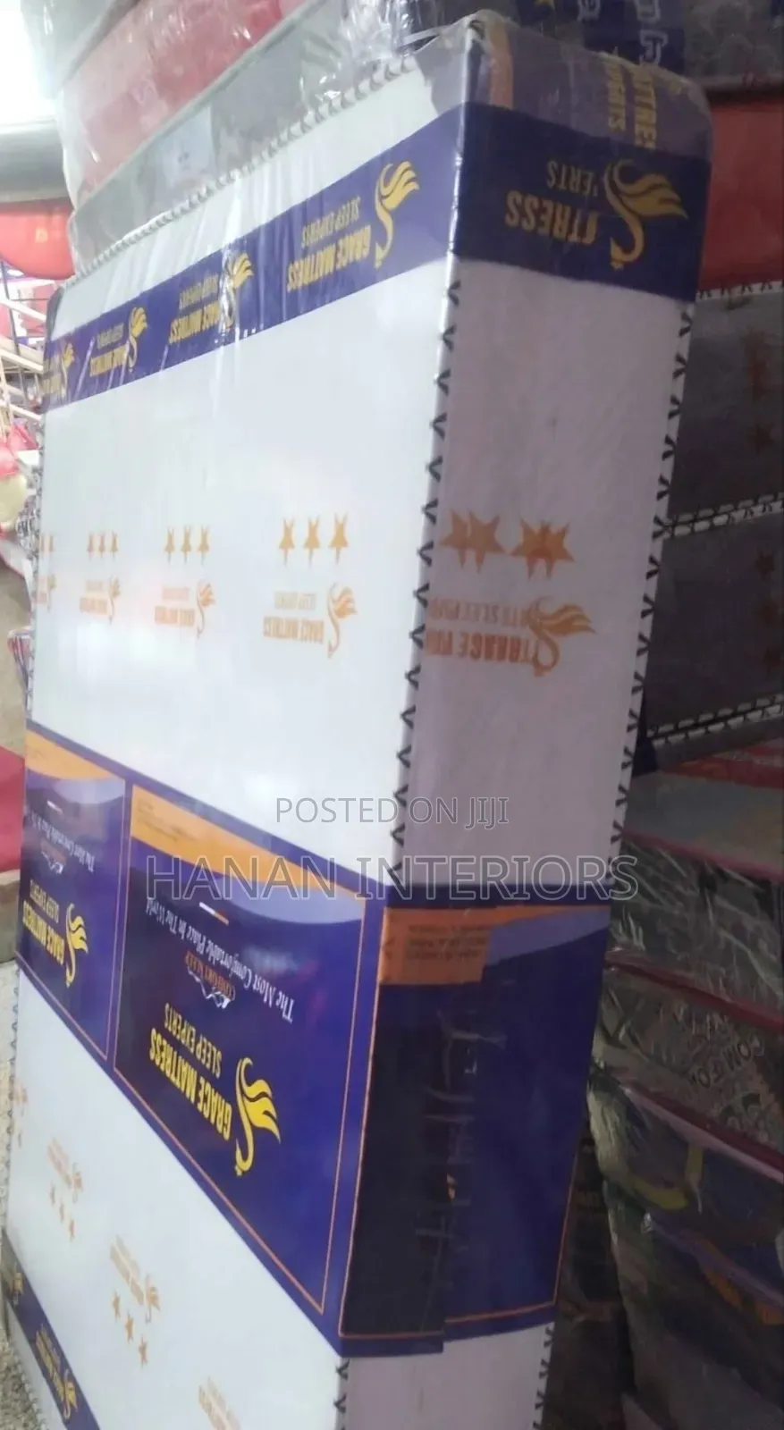 5x6 Fiber White Mattress