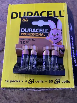 Duracell (Aa Alkaline Batteries –20 Packs × 4 Cells 80 Batteries Total