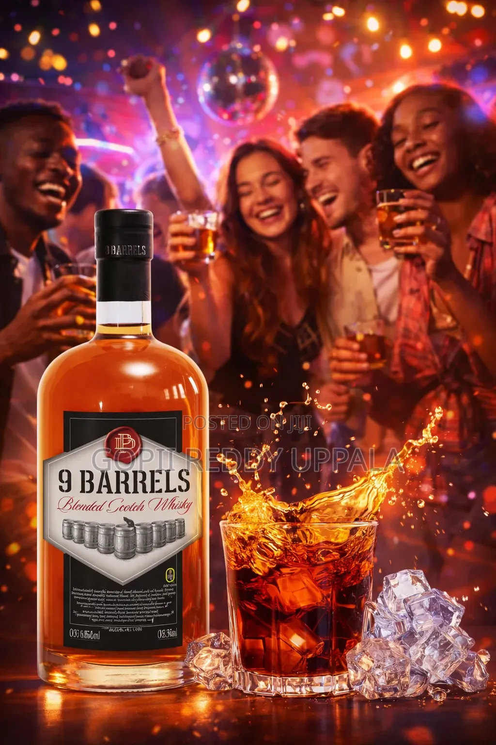 9 Barreles Scotch Whisky 750ml