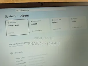 Laptop HP 15 4GB Intel SSD 128GB