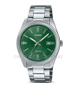 This Casio MTP-1302pd-3avef Wristwatch Features a Striking Green