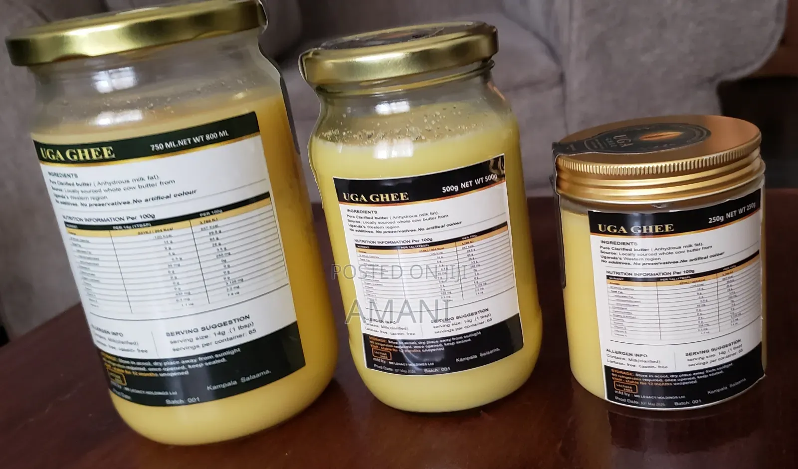 Uga Ghee 250g Pure Clarified Butter