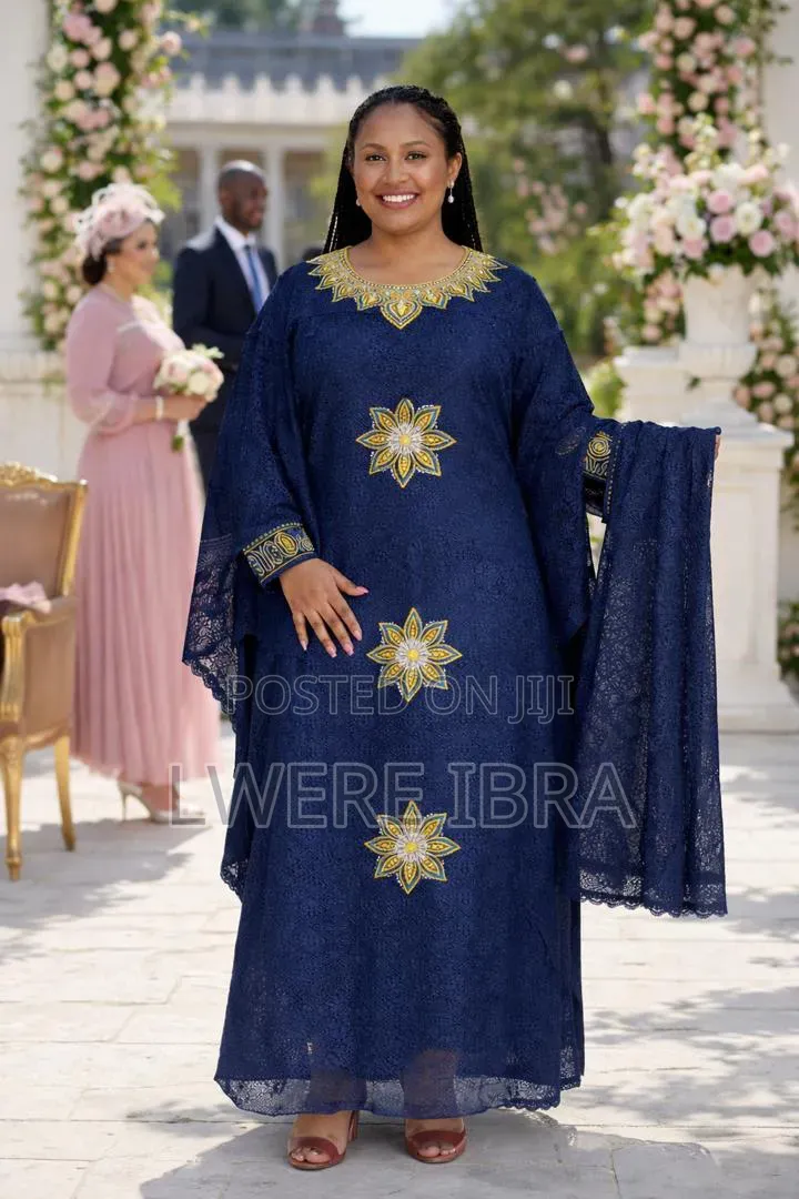 Elegant Navy Blue Free Dresses