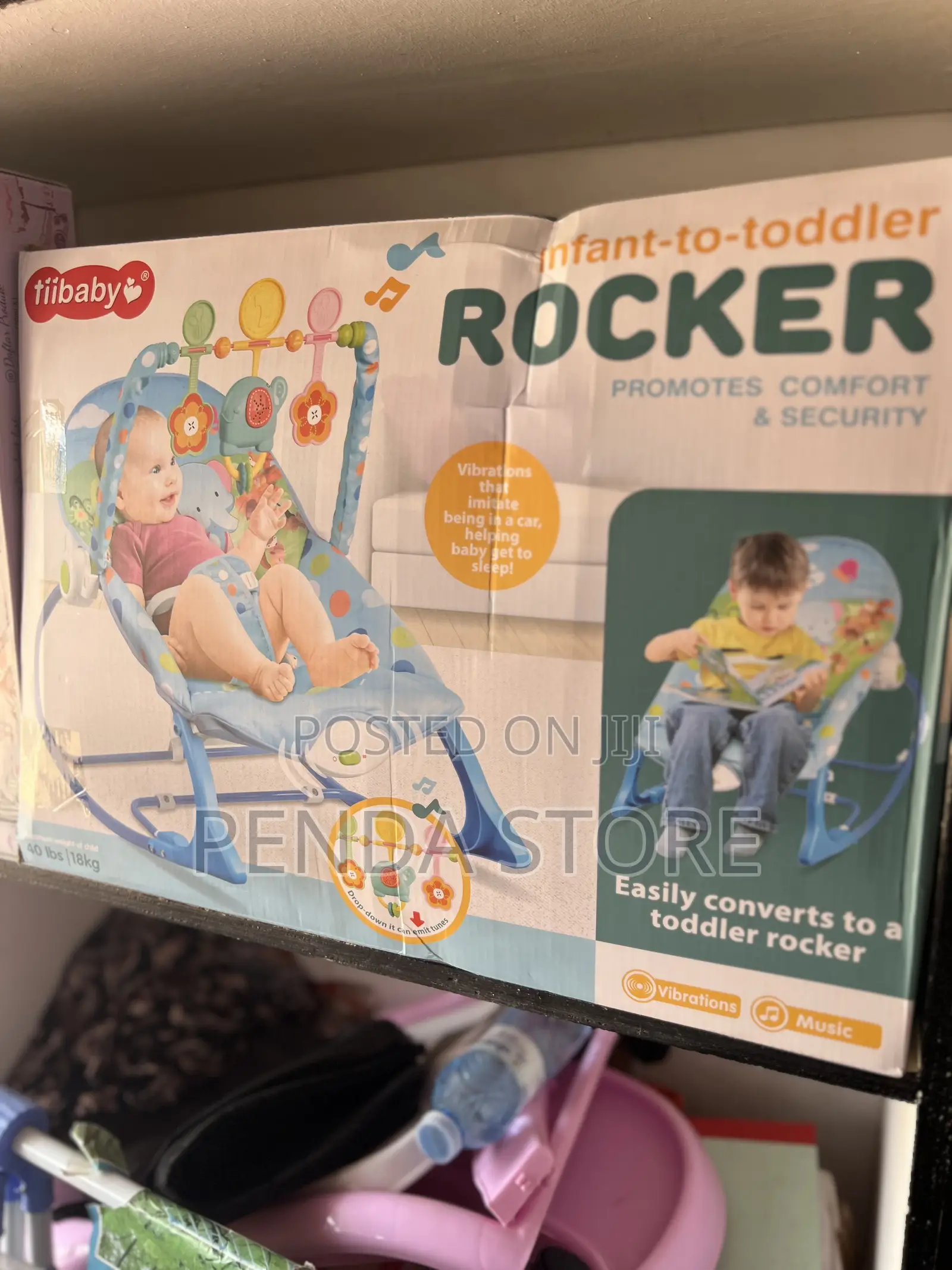 Baby Rocker Soft Infant to Toddler – Golden Horizon Comfort Seat