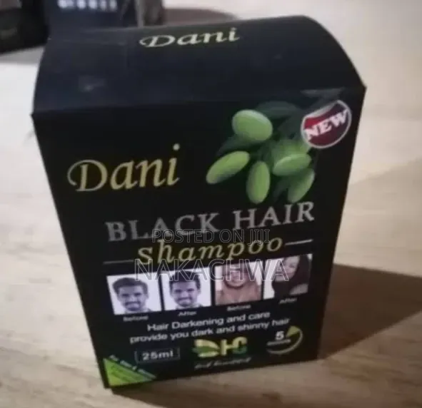 One Box of Dani Black Hair Shampoo