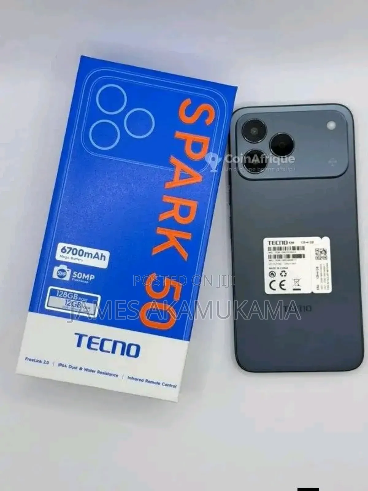 New Tecno Spark 50 128 GB Blue