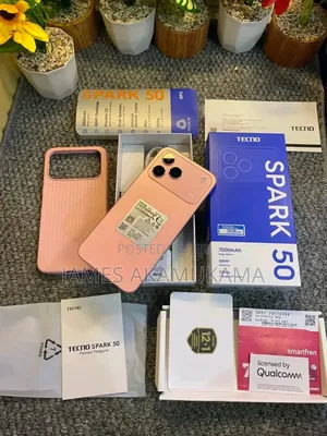 New Tecno Spark 50 128 GB Rose Gold