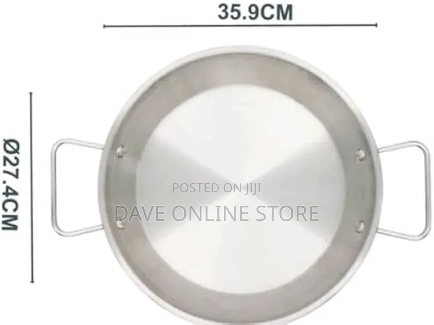 28cm Stainless Steel Seafood Pot – Cooking Pan With Dual Handles