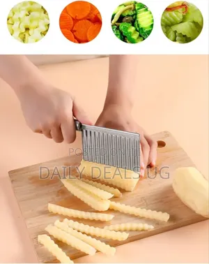 Crinkle Cutter Knife Stainless Steel Cutting Tool for Potato Cutter