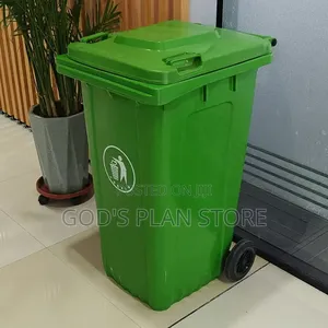 240litres Outdoor Hdpe Plastic Wheelie Dust Bins Plastic Dust Bins