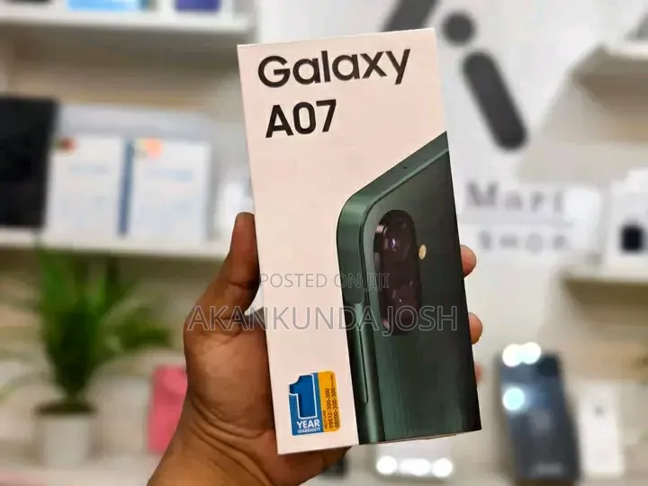 New Samsung Galaxy A07 5G 128 GB Black