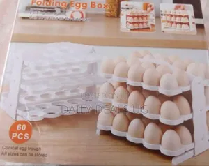 Fancy 60-Pieces Foldable Egg Rack