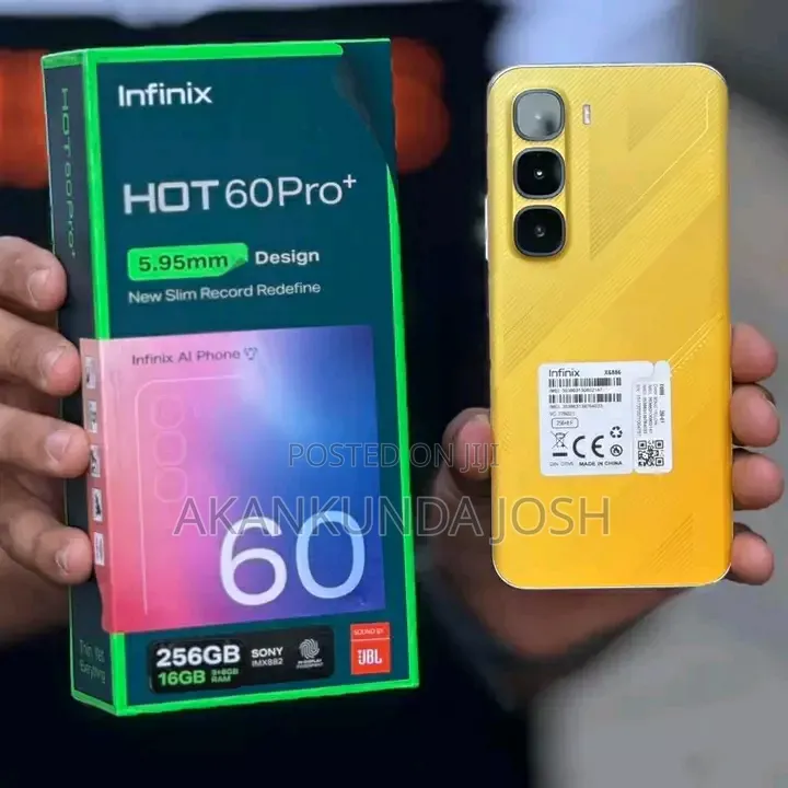 New Infinix Hot 60 Pro+ 128 GB Yellow