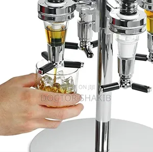 4-bottle Rotary Liquor Dispenser