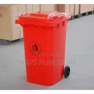 Cerulean 120litres Plastic Dust Bins Plastic Dust Bins