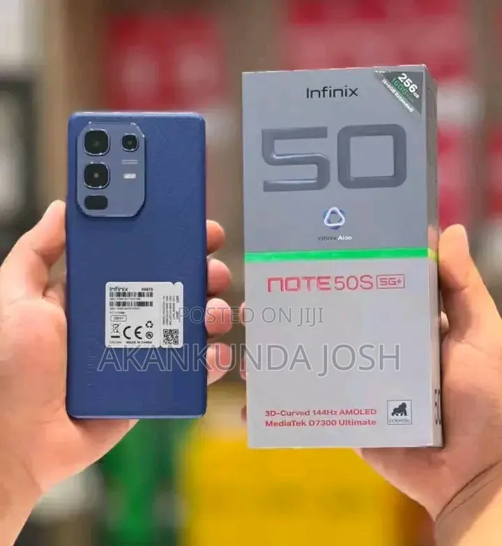 New Infinix Note 50s 256 GB Blue