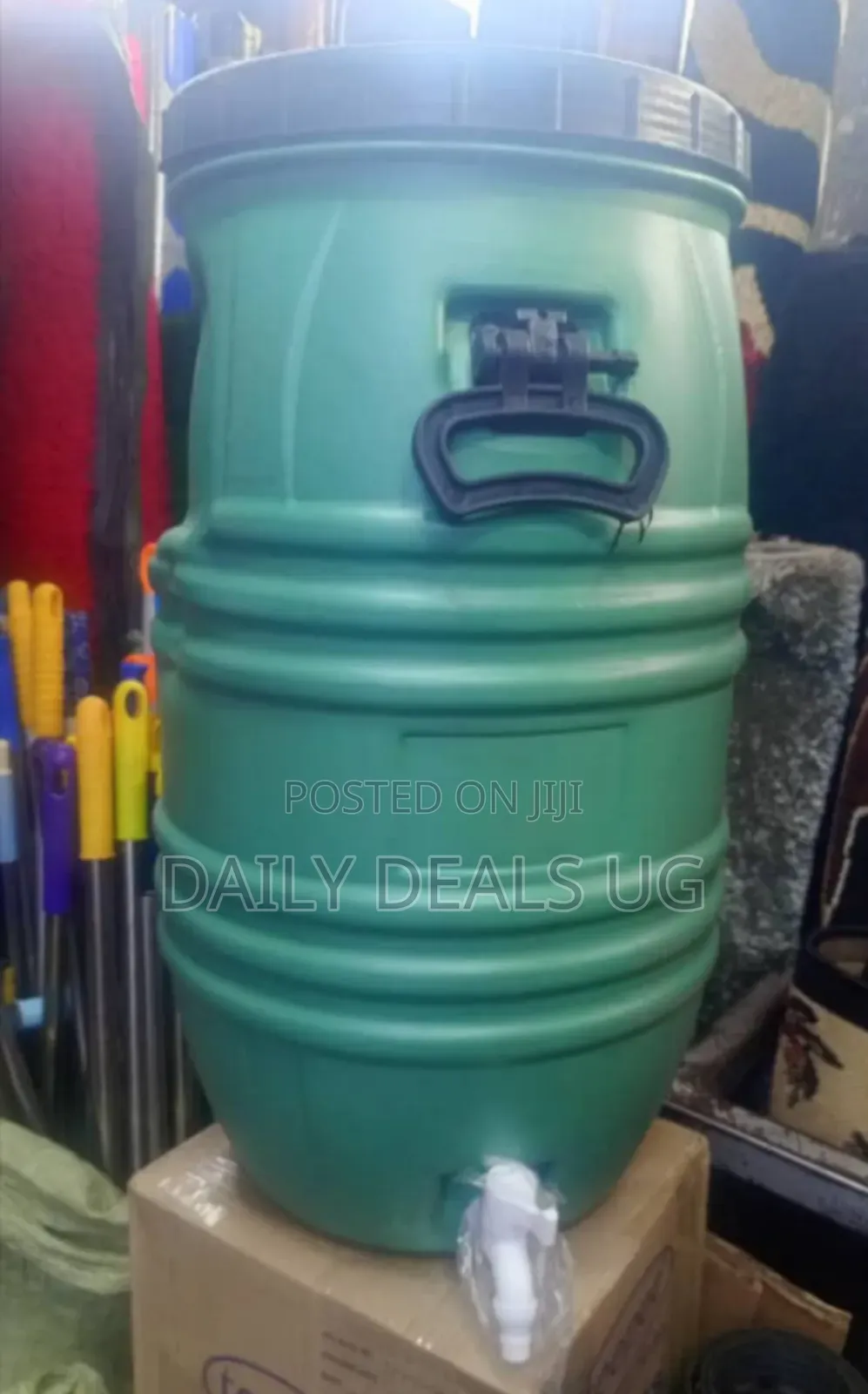 Green Plastic Teepee Water Tank