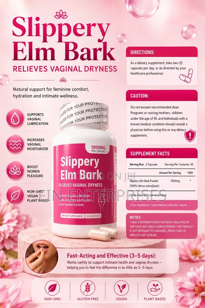 Slippery Elm Bark Capsules