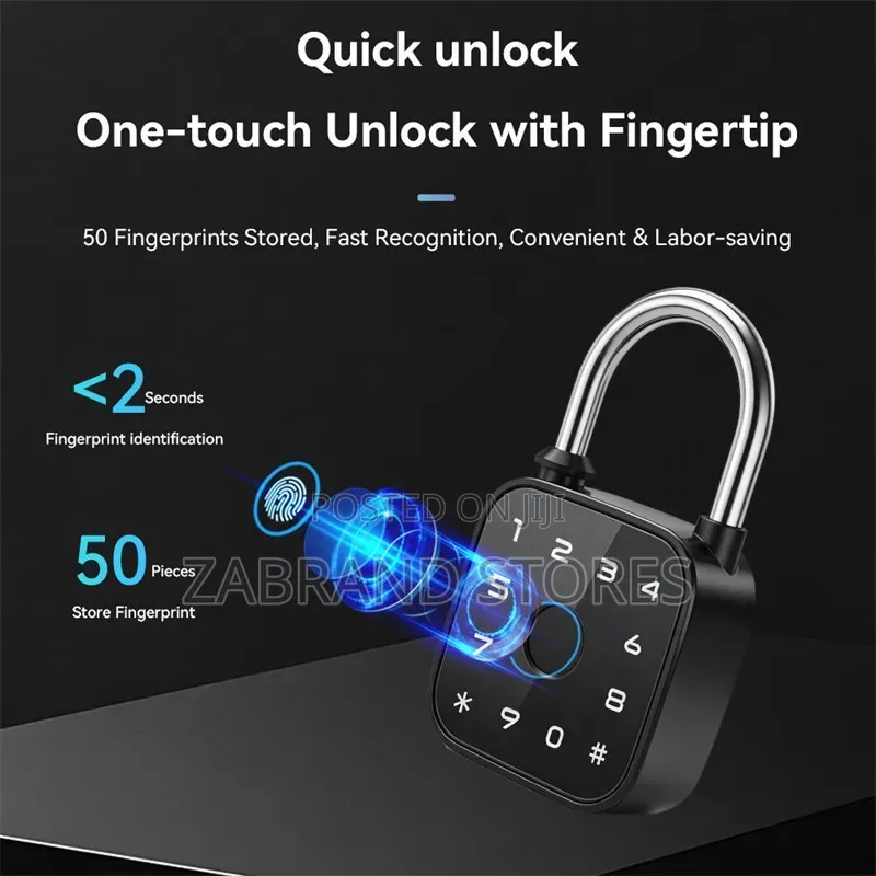 Finger/ Password Smart Padlock