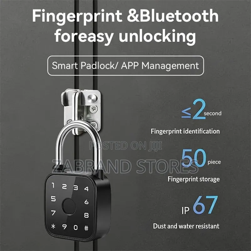 Finger/ Password Smart Padlock