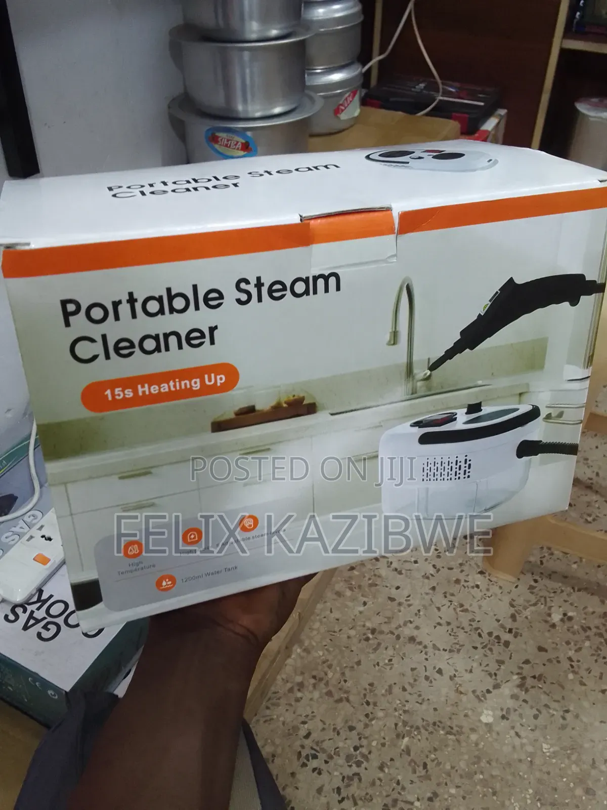 Portable Steam Cleaner.