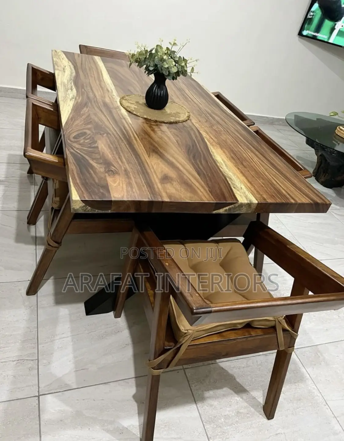 Solid Wood With Stunning Natural Grain Patterns and Organic Edges