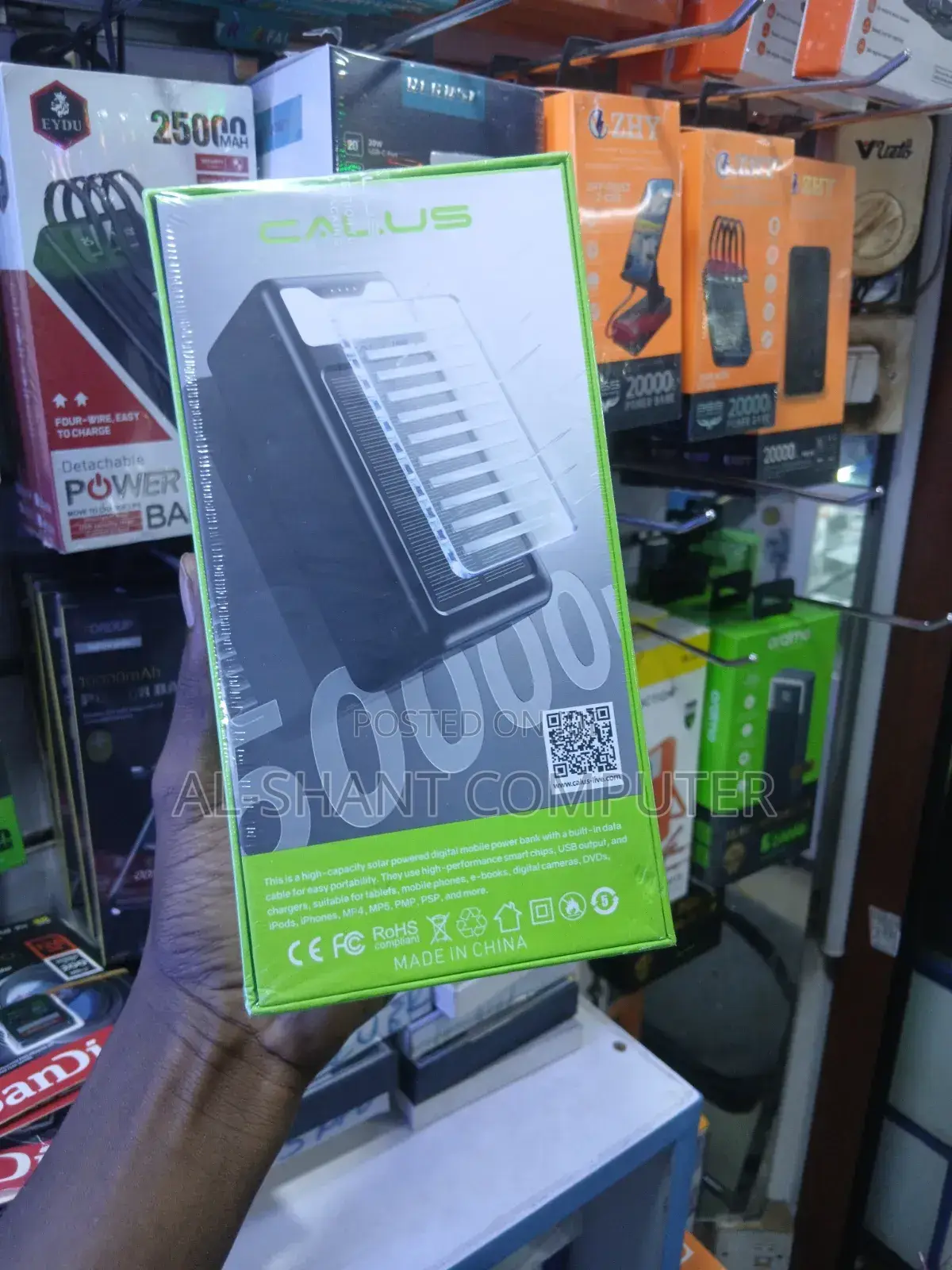 Solar Power Bank Calus 50000mah