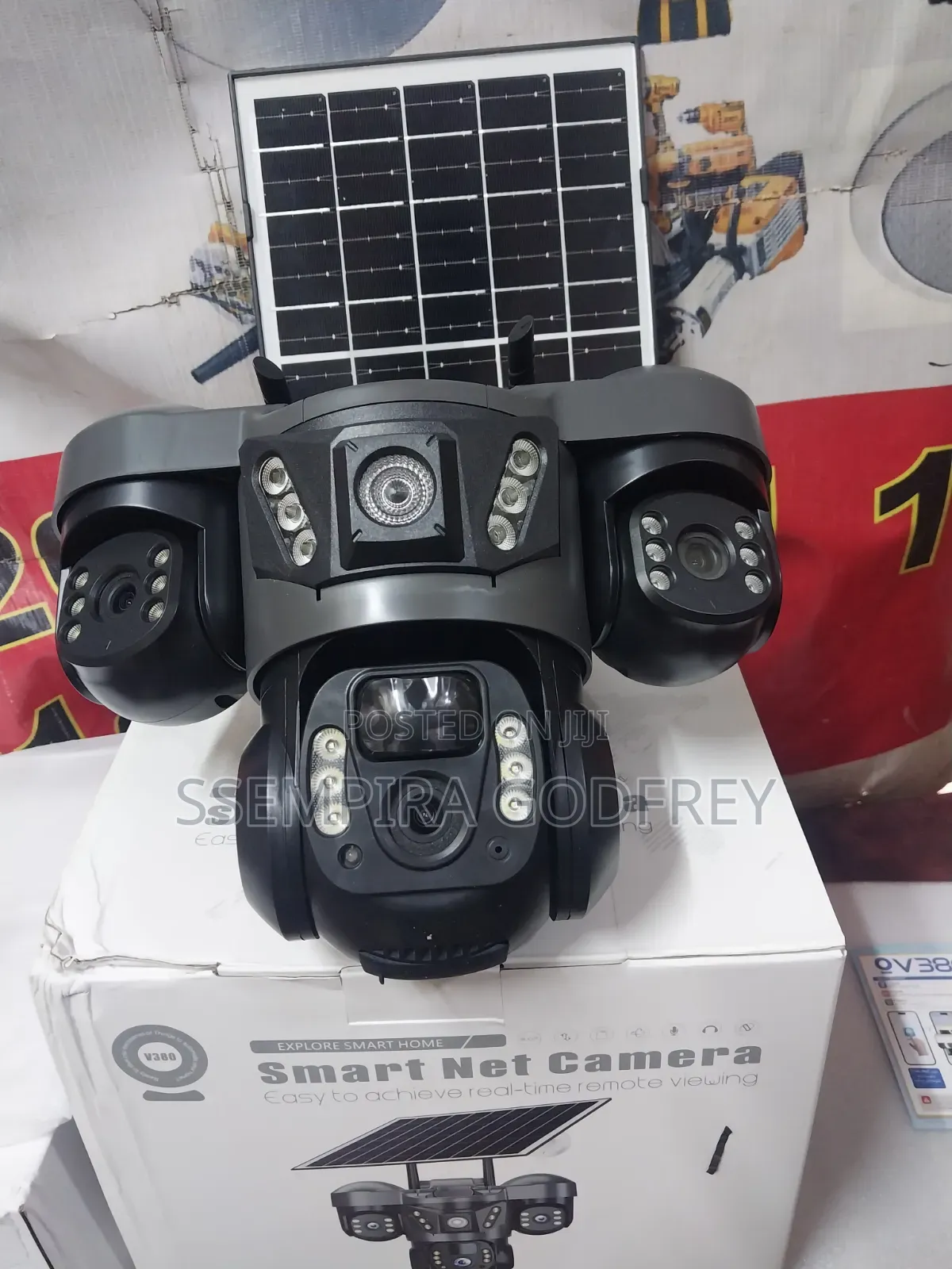 Sc28-3 Lens Solar Camera 4g Survillance Camera.