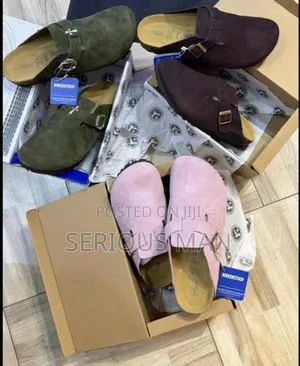 Chrome Hearts X Birkenstock Boston Suede Clogs