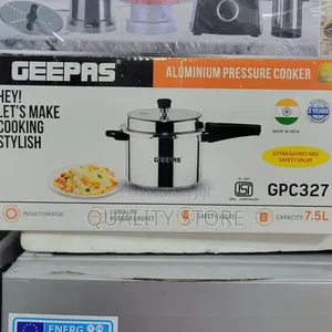 Geepas Aluminium Pressure Cooker 7.5 L