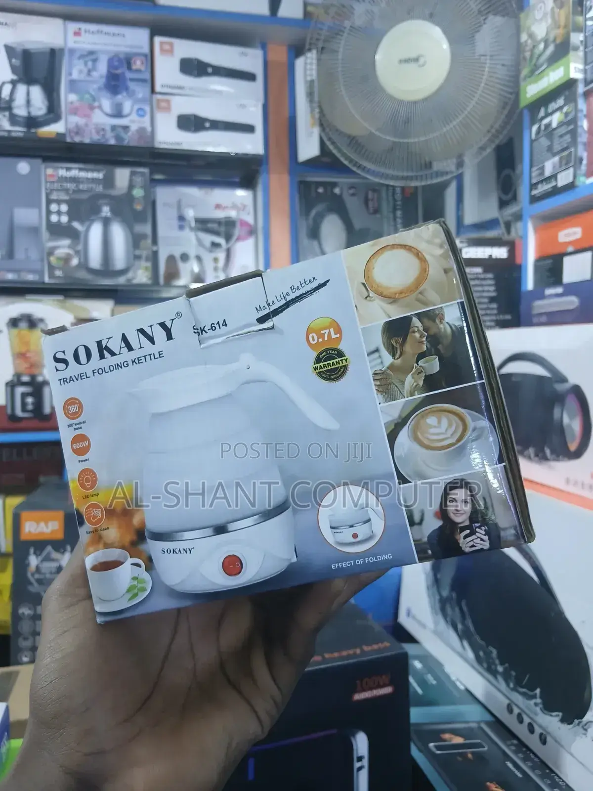 Sokany Foldable Travel Kettle